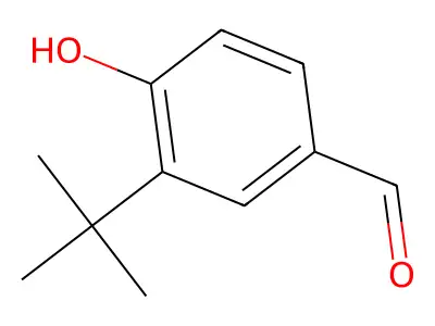 3-(tert-Butyl)-4-hydroxybenzaldehyde structure