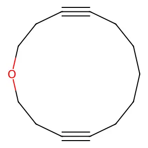 Oxacyclotetradeca-4,11-diyne structure
