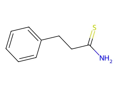 3-Phenylpropanethioamide structure