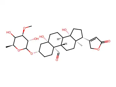 Strophanthidin digitaloside structure