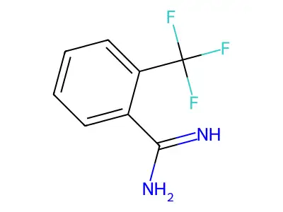 2-Trifluoromethylbenzamidine structure