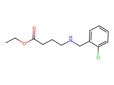 Ethyl 4-{[(2-chlorophenyl)methyl]amino}butanoate structure