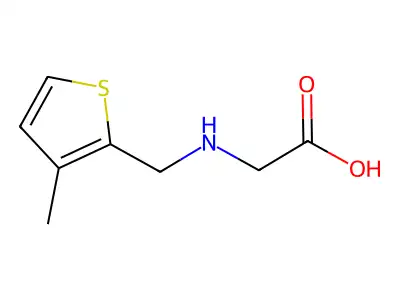 [(3-Methyl-thiophen-2-ylmethyl)-amino]-acetic acid structure