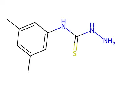 N-(3,5-dimethylphenyl)hydrazinecarbothioamide structure