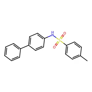 4-methyl-N-(4-phenylphenyl)benzenesulfonamide structure