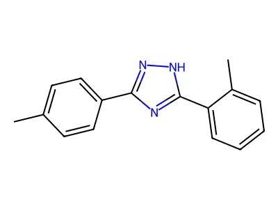 s-Triazole, 3-(o-tolyl)-5-(p-tolyl)- structure