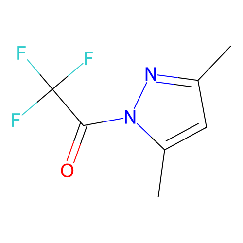 1-(3,5-Dimethylpyrazolyl)-2,2,2-trifluoroethan-1-one structure