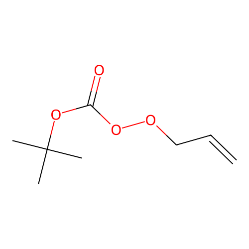 Allyl tert-butyl peroxycarbonate structure