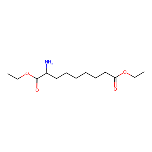 Diethyl 2-aminononane-1,9-dioate structure