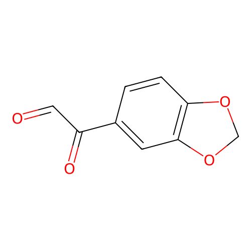 2-(Benzo[D][1,3]dioxol-5-YL)-2-oxoacetaldehyde structure