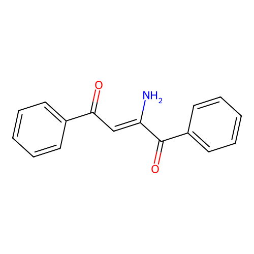 (Z)-2-amino-1,4-diphenylbut-2-ene-1,4-dione structure