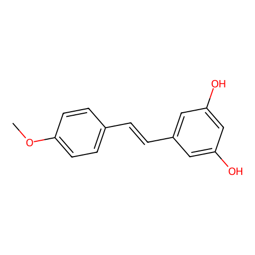 4-甲氧基白藜芦醇 structure