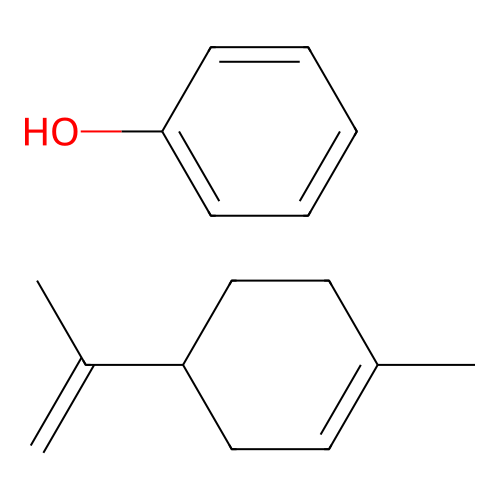 Phenol--1-methyl-4-(prop-1-en-2-yl)cyclohex-1-ene (1/1) structure