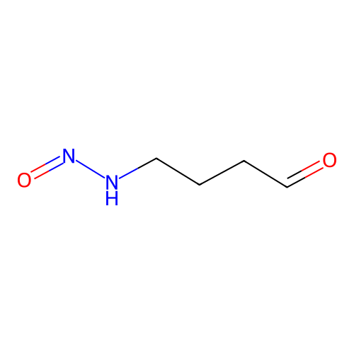 Butanal, 4-(nitrosoamino)- structure