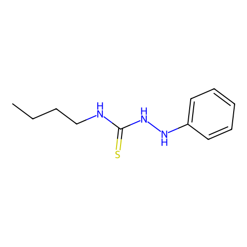 1-Anilino-3-butylthiourea structure