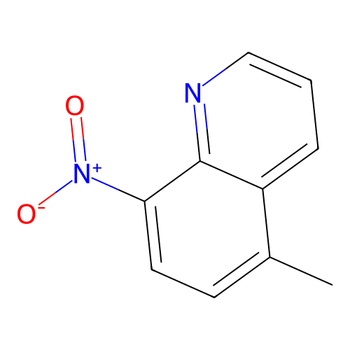 5-Methyl-8-nitroquinoline structure