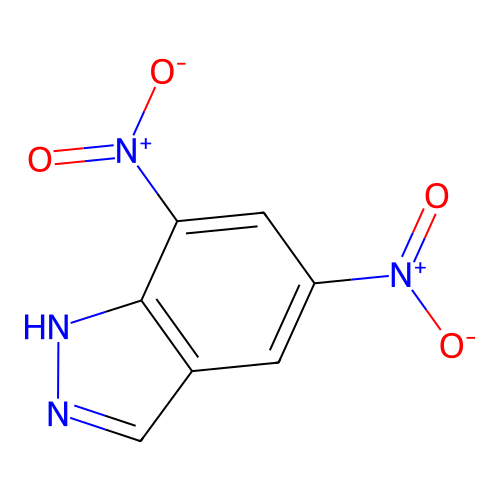 5,7-Dinitro-1H-indazole structure