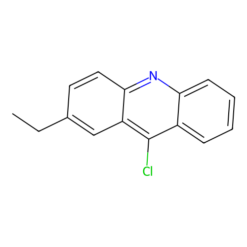2-Ethyl-9-chloro-acridine structure