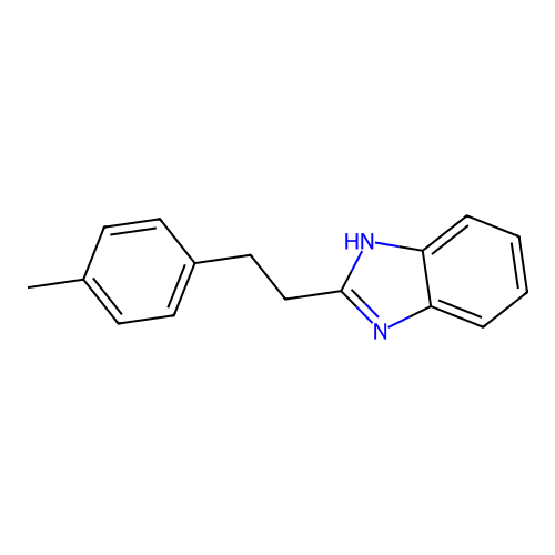 2-[2-(4-methylphenyl)ethyl]-1H-benzimidazole structure