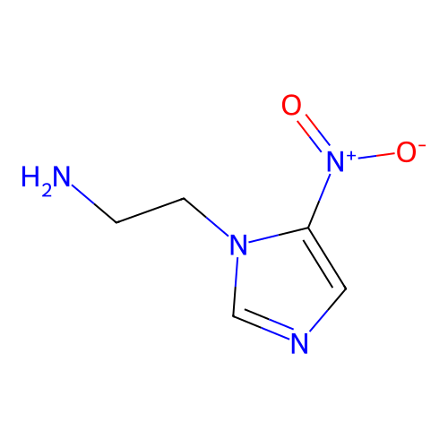 2-(5-Nitro-1H-imidazol-1-yl)ethan-1-amine structure