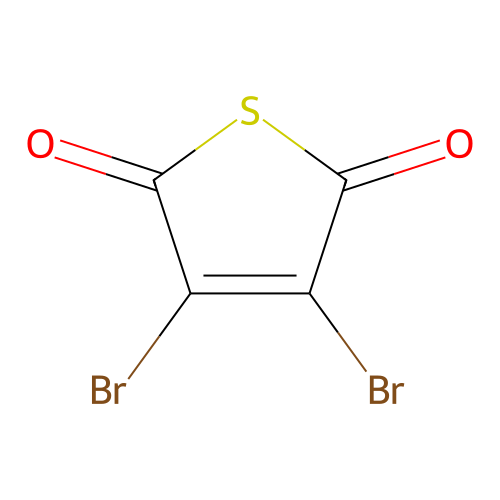 Dibromo-maleic acid thioanhydride structure