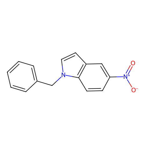1-Benzyl-5-nitro-1H-indole structure