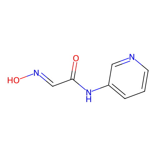 2-hydroxyimino-N-pyridin-3-ylacetamide structure