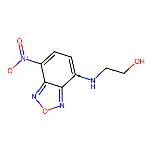 Ethanol, 2-((7-nitro-4-benzofurazanyl)amino)- structure