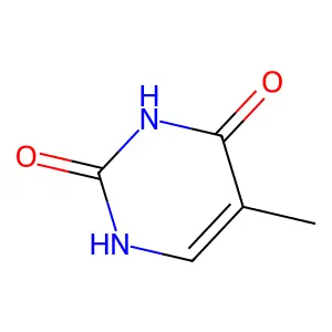 胸腺嘧啶 structure