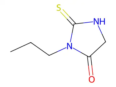 1-propyl-2-sulfanyl-4,5-dihydro-1H-imidazol-5-one structure