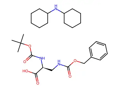 Boc-Dap(Z)-OH.DCHA structure