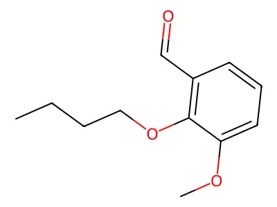 2-Butoxy-3-methoxybenzaldehyde structure