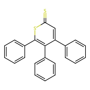 4,5,6-Triphenylthiopyran-2-thione structure