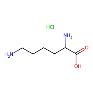 盐酸赖氨酸 structure