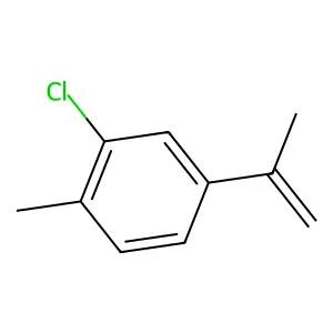 Benzene, 2-chloro-1-methyl-4-(1-methylethenyl) structure
