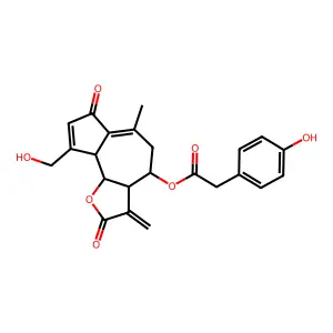 山莴苣苦素 structure