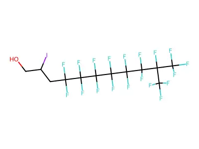 3-(Perfluoro-7-methyloctyl)-2-iodopropanol structure