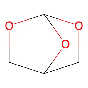 2,6,7-Trioxabicyclo(2.2.1)heptane structure