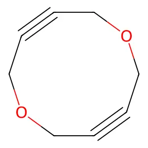 1,6-Dioxacyclodeca-3,8-diyne structure