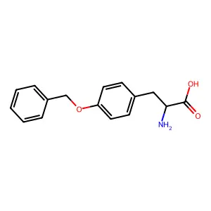 O-benzyl-L-tyrosine structure