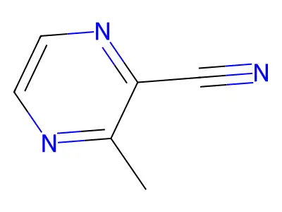 3-Methylpyrazine-2-carbonitrile structure