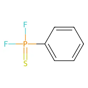 Phosphonothioic difluoride, phenyl- structure