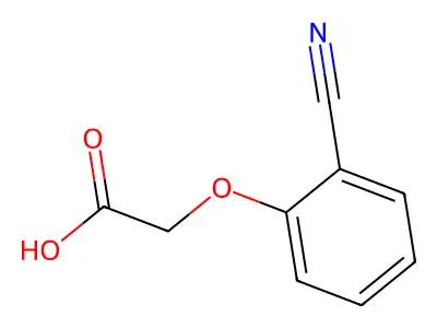 2-(2-Cyanophenoxy)acetic acid structure
