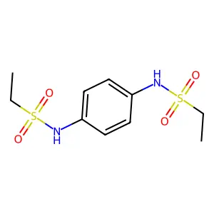 N-[4-(ethylsulfonylamino)phenyl]ethanesulfonamide structure