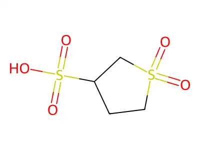 3-Thiophenesulfonic acid, tetrahydro-, 1,1-dioxide structure