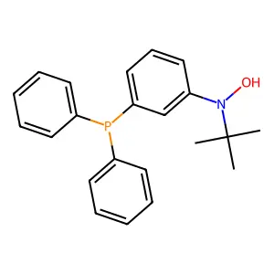 N-tert-Butyl-3-(diphenylphosphanyl)-N-hydroxyaniline structure
