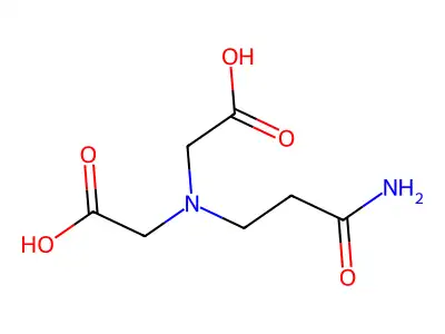 Glycine, N-(3-amino-3-oxopropyl)-N-(carboxymethyl)- structure