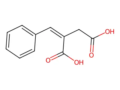2-Benzylidenesuccinic acid structure