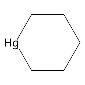 Mercuracyclohexane structure