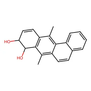 trans-8,9-Dihydro-8,9-dihydroxy-dmba structure